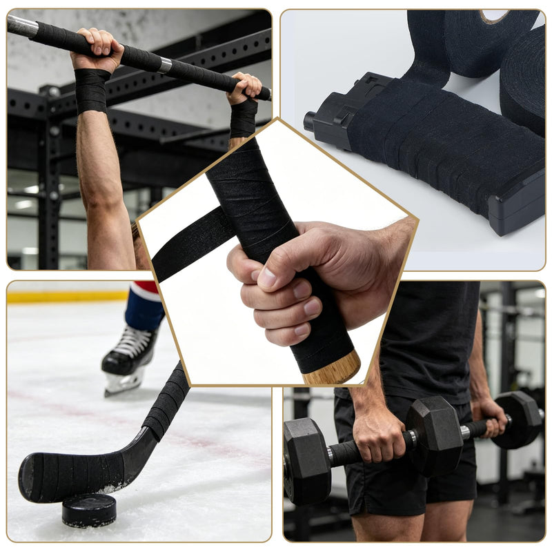 Tactical Grip Tape,1Inch Strong Adhesive Gun Griptape,Multipurpose Non-Slip Tactical Wrap Tape for Guns,Handgun, Rifle, Hockey,Bats, Rackets, Pullup Bars, Tools & Sport Handles 1 Roll