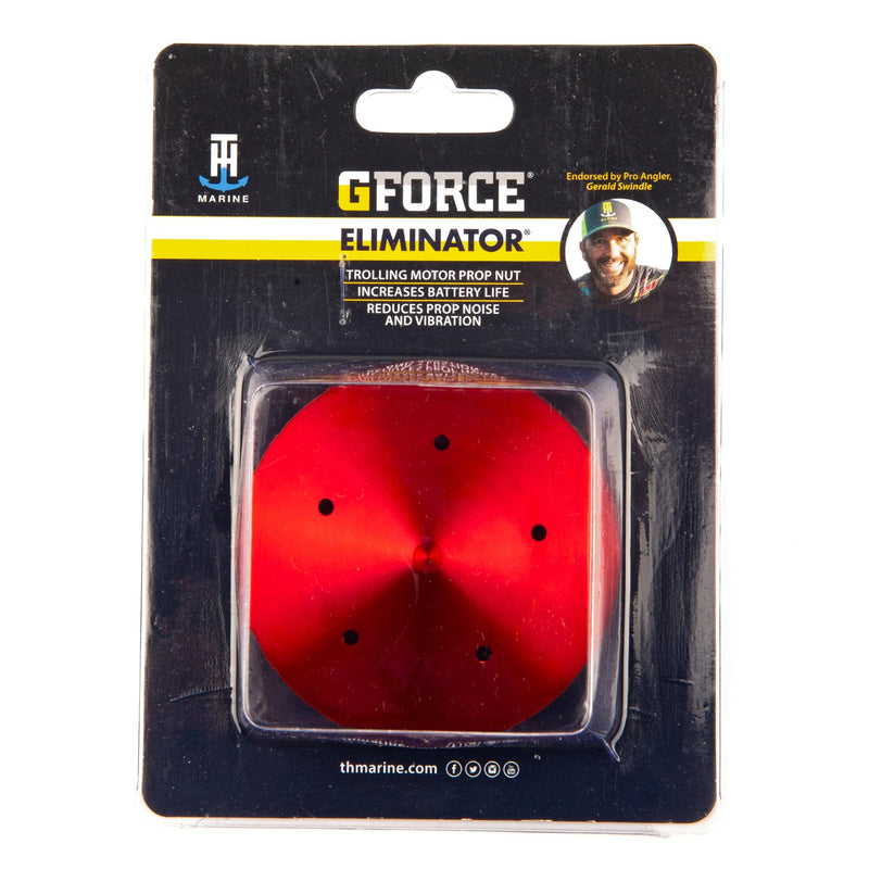 T-H Marine G-Force Eliminator Trolling Motor Prop Nut, MinnKota 80, 101 and 112 Red