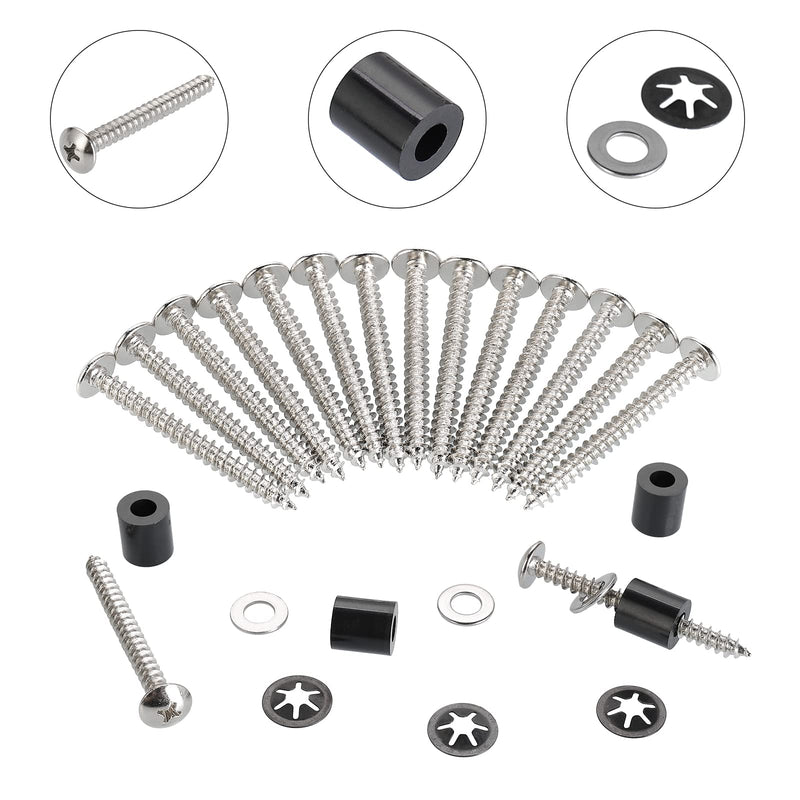 [Australia - AusPower] - 43 Set (172Pcs) Pegboard Mounting spacers and screws Kit, Peg Boards Installation Hardware Accessories. Include Sturdy Screws, Spacers,Washers and Lock Clips for 1/8 Inch and 1/4 Inch Pegboard 