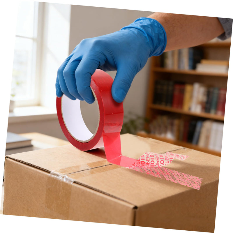 Tamper Evident Tape 1.54In X 164Ft Security Packing Tape with Voidopen Message for Shipping Boxes and Tamper Proof Seal