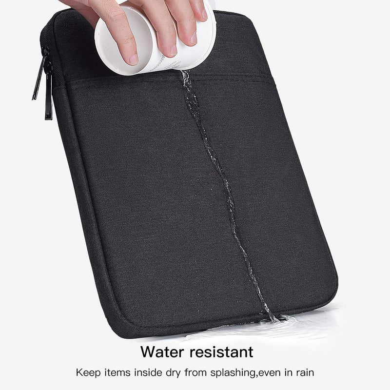 [Australia - AusPower] - 10 inch Waterproof Tablet Sleeve Case for 10.9 New iPad/iPad Pro 11/10.2 iPad/10.9 iPad Air 5 4/10.5 iPad Pro Air, Fire Max 11 Tablet/Kindle Fire HD 10 10.1/Scribe 10.2,Samsung Galaxy Tab A8/A7/S8/S7 9-11 Inch Black 