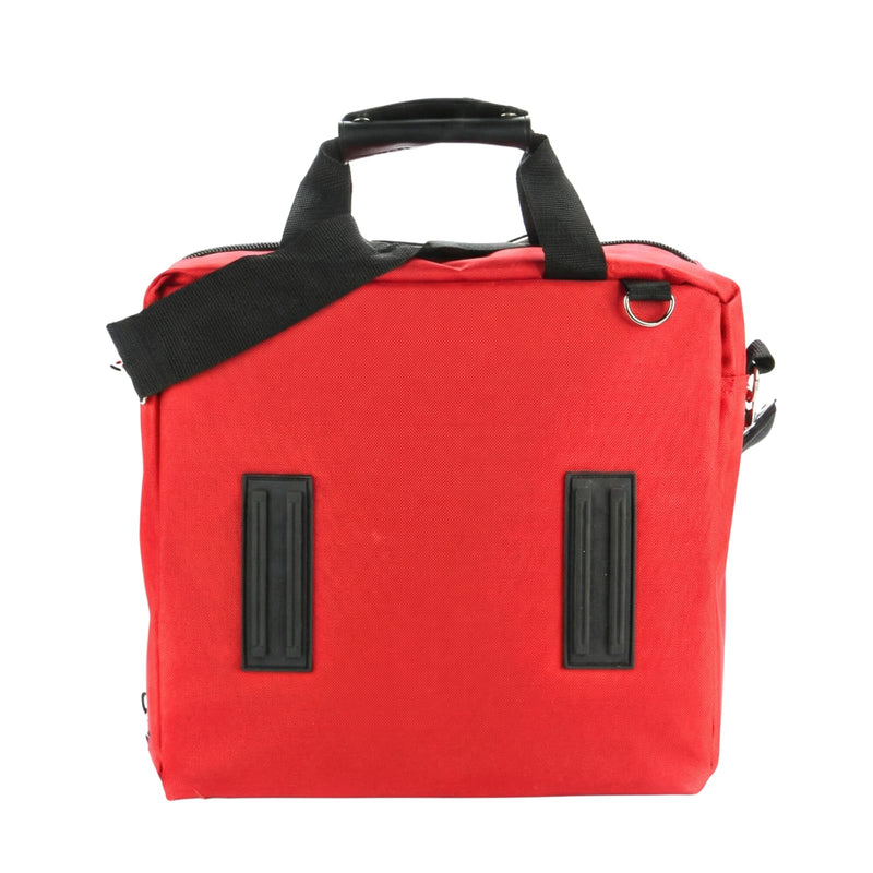 Empty First Aid Bag, Medical Bag, Emergency Bag, Sanitary Bag for Home Care, Vitamins, Doctor, Travel & Emergency, Red