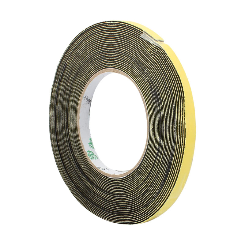 Single-Sided Foam Tape Self Adhesive, [for Home Fixtures, Daily Use] - 10mm x 1mm / 10m / Black, Yellow / 1Pcs 10mm x 1mm/ 10m 1