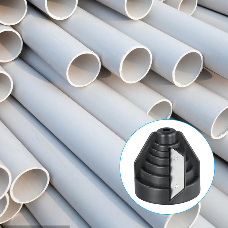 [Australia - AusPower] - Plastic Pipe Chamfer Tool, Pipe Deburring Tool for 20-63 mm Plastic Pipes, High Performance Pipe Cutter, PE Pipe Sharpener, for PVC, PP, PE Pipes 