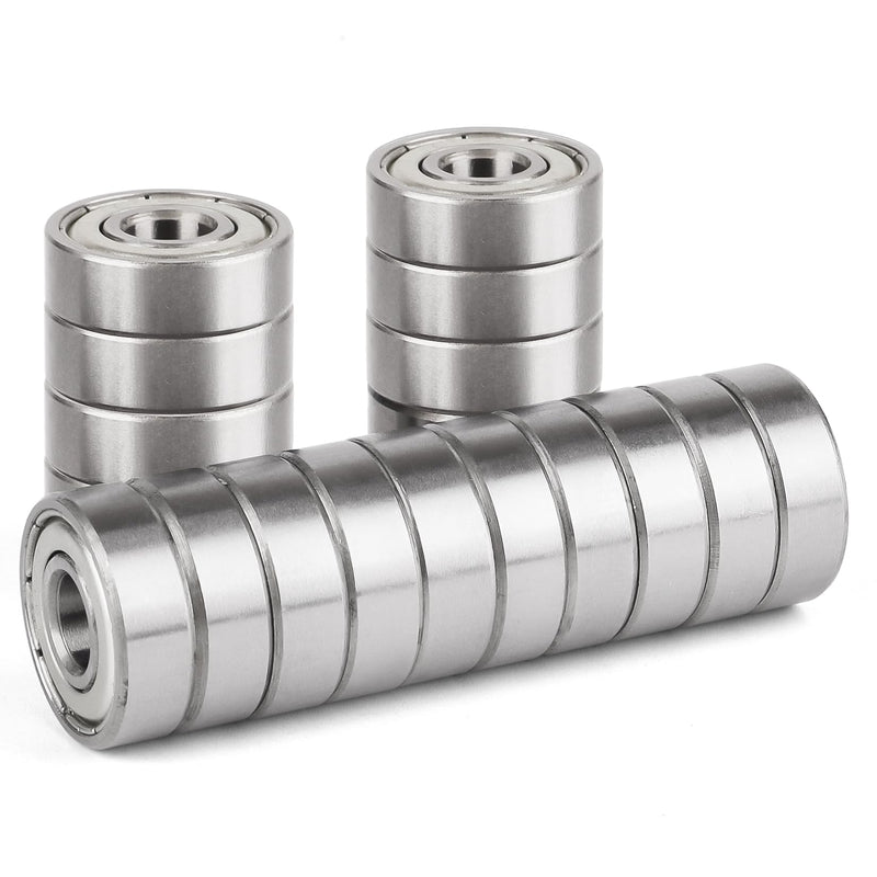 [Australia - AusPower] - Pack of 20) 608 ZZ Skateboard Bearings, Double Shielded,8x22x7 Miniature Ball Bearings 