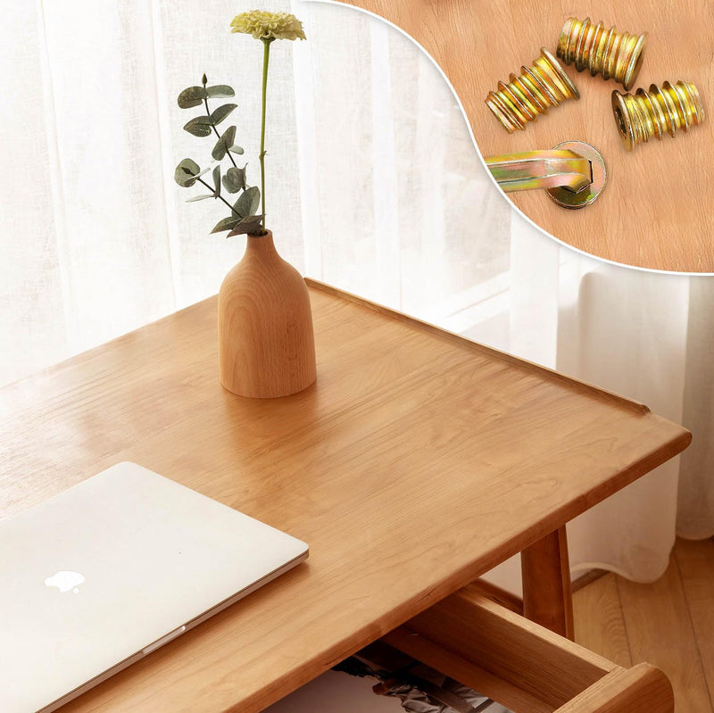 [Australia - AusPower] - M8-1.25 x 13mm Threaded Inserts for Wood, Hex Drive Wood Nut Inserts, Exceptional Threaded Insert Nuts for Furniture, Wooden Products & Models, 50 PCS M8 x 13mm 