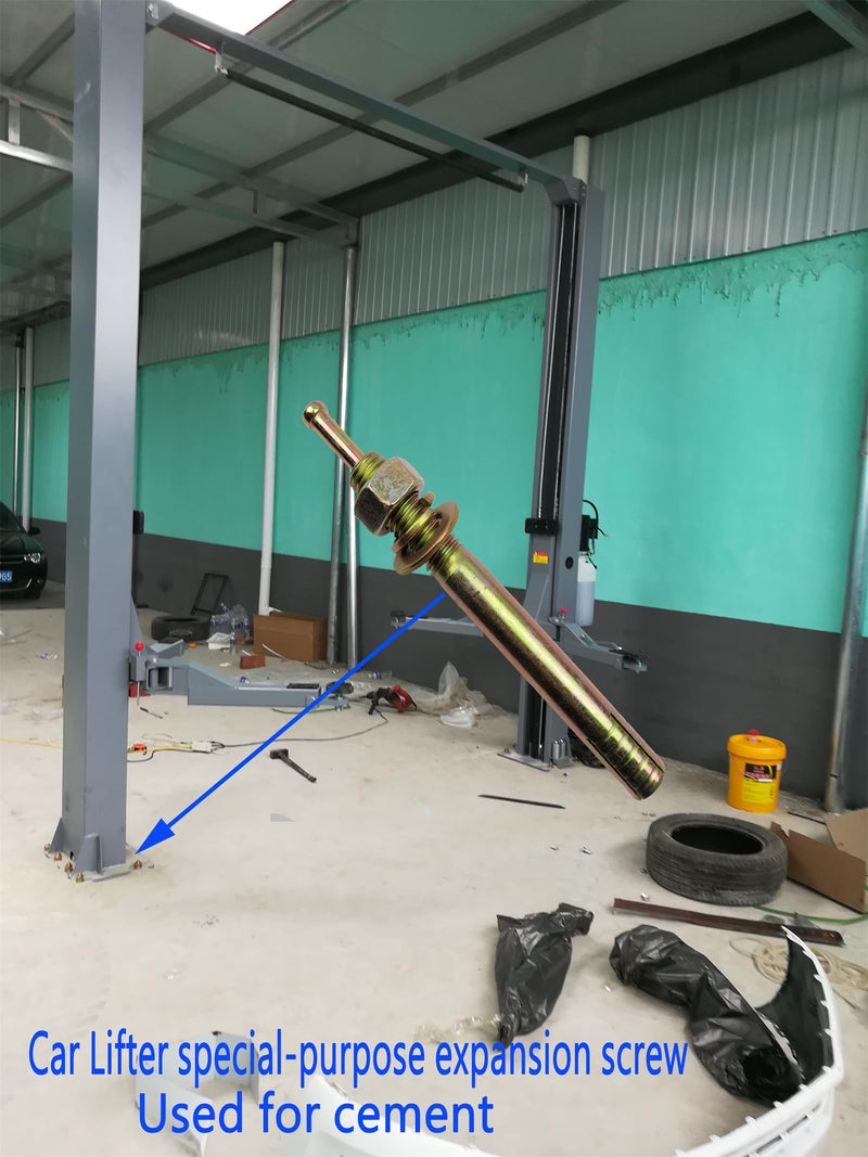 [Australia - AusPower] - Car Lift Expansion Screw Auto Lift Special Screw Car Lifter Parts Lift Machine Anchor Bolt Screws Concrete Anchor Bolts Lifts Bolts (1, 18 * 160mm) 18*160mm 1 