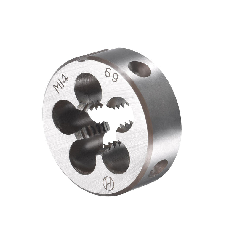 [Australia - AusPower] - uxcell M14 x 2mm Metric Tap and Die Set, Machine Thread Screw Tap with Round Threading Die, Tap & Die Kit for Nut Screw Bolt Thread Repair 