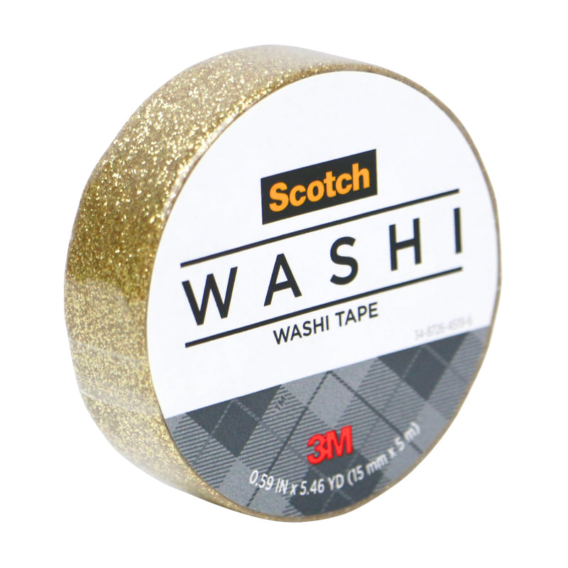 Scotch Washi Tape Glit Dk Blu .59In Dark Blue 1