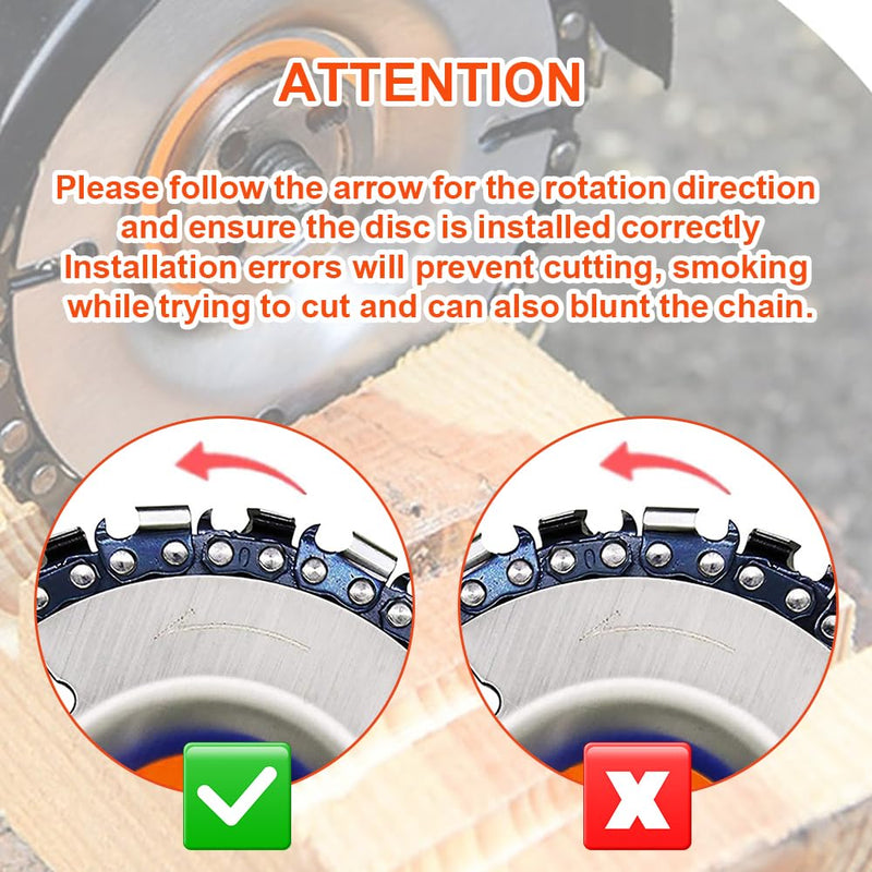 Pack of 2 Milling Disc for Angle Grinder Wood 100 mm, Rasp Disc for Wood Carving & Milling, Suitable as a Paint Router, Root Milling for Grinding, Milling & Carving Soft & Hardwood