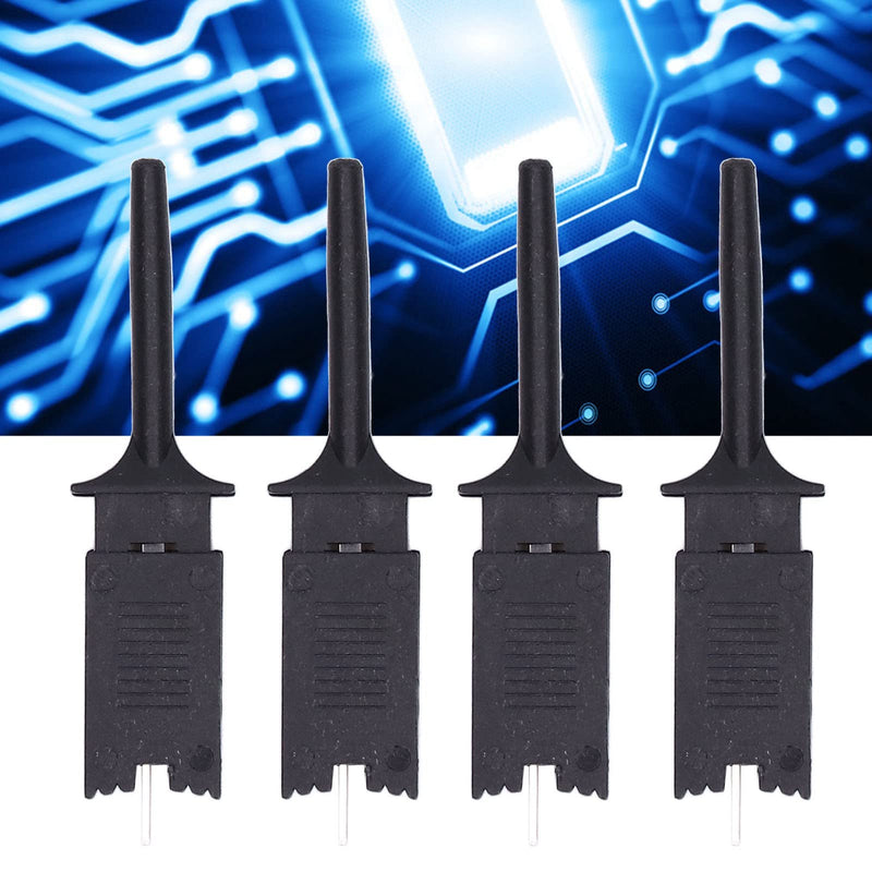 [Australia - AusPower] - 10Pcs Mini Grabber,Test Hook Clips SMD IC Mini Jumper Probe Test Hook Grabber Clips, for Logic Analyzer Electronic Experiment Multimeter 