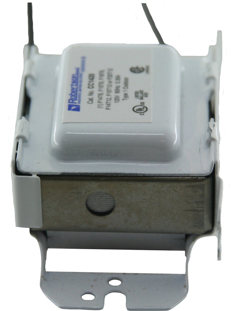 [Australia - AusPower] - ROBERTSON 3P10061 CC1420 AM Fluorescent mBallast, Preheat Start, 120Vac, 60Hz, NPF; Operates the following lamps 1 F14T8, F15T8, F14T12, F15T12, F20T12, 