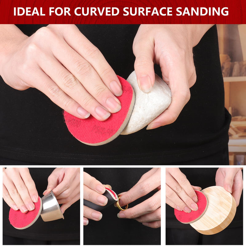 [Australia - AusPower] - Shineboc Sanding Sponges, Pack of 20, Soft, Flexible Wet/Dry Sandpaper, 180-3000 Grit Hand Sanding Blocks, Sanding Pads for Wood, Drywall, Metal, Paint, Car Body Repair 75MMSS MixGrit 