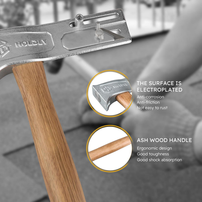 Magnetic Roofing Hammer, Multifunctional Magnet Roofing Hatchet,A Magical Roofing Tool for Quick Installation of Roofing Nails and Felt Hats