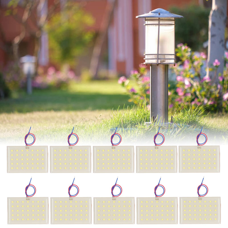 [Australia - AusPower] - 10pcs SMD LED Lamp Chip Bulb 5W 3.2V 3.7V Patch Lamp Bead LED Lamp Board Component for Pillar Lawn Light 