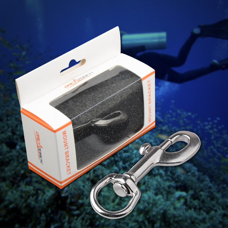 [Australia - AusPower] - ORCATORCH Swivel Eye Snap Hook Stainless Steel Bolt Snap Corrosion-Resistant Marine Clips for Underwater Scuba Diving, Dog Leash, Key Chain, Camera Strap, Clothesline (Three Optional Size) Sh316-3.5inch 