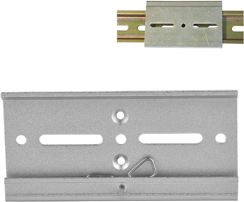 [Australia - AusPower] - Telituny DIN Rail Mount Clip, 35 mm Aluminium DIN Rail Fixed Clamp, Universal DIN Rail Mounting Bracket Clamp, for Relay Mounting Mounting 