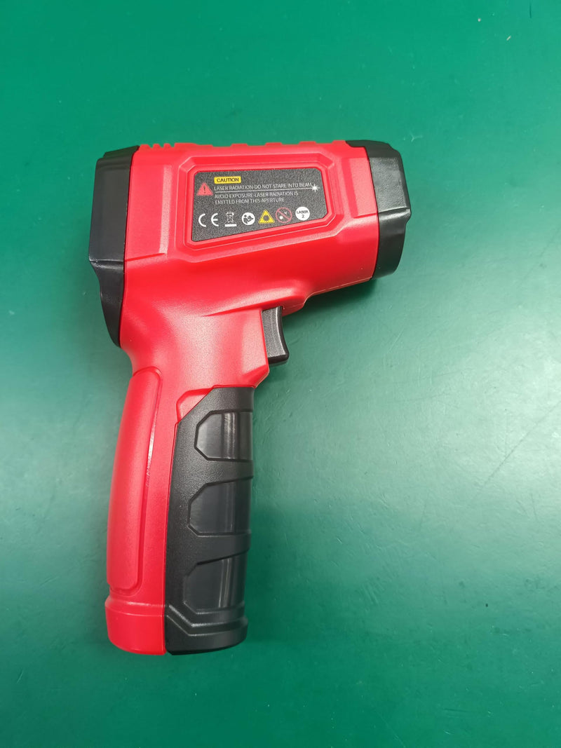 [Australia - AusPower] - Infrared Thermometer Gun,SQECH Laser Thermometer Gun -58℉～1112℉(-50℃～600℃),Non-Contact Temperature Gun with Adjustable Emissivity&Color Backlight for Cooking, Pizza Oven,BBQ,Fridge,Engine,HVAC(Red) Red(-58℉～1112℉) 