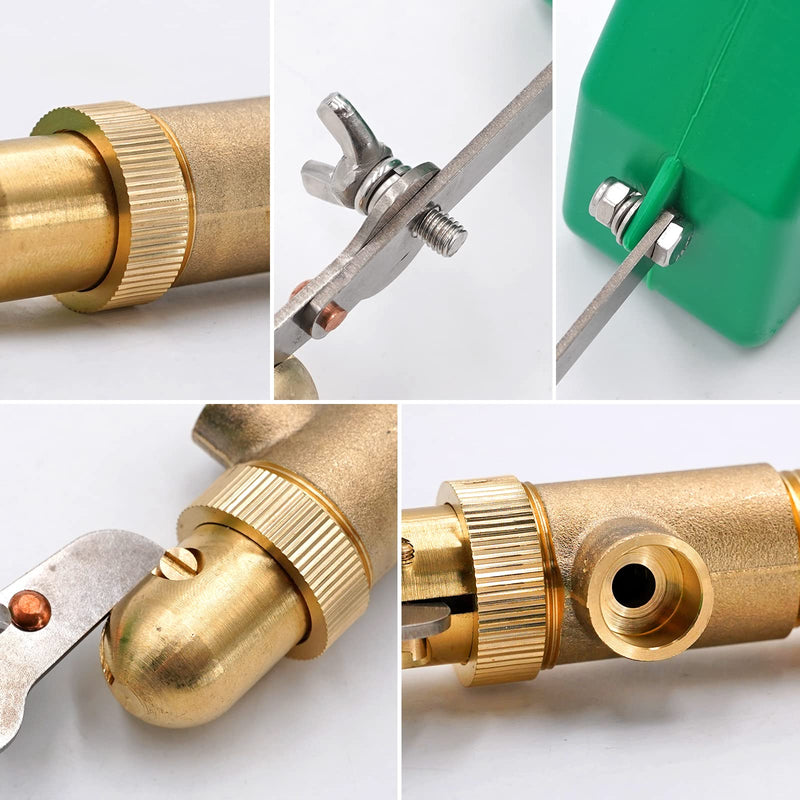 [Australia - AusPower] - 2Pcs Brass Float Valve 1/2 Inch Livestock Water Tank Float Valve with Adjustable Arm for Water Trough Water Float Valve for Automatic Waterer,Aquariums,Ponds,Aquaculture, Hydroponics 