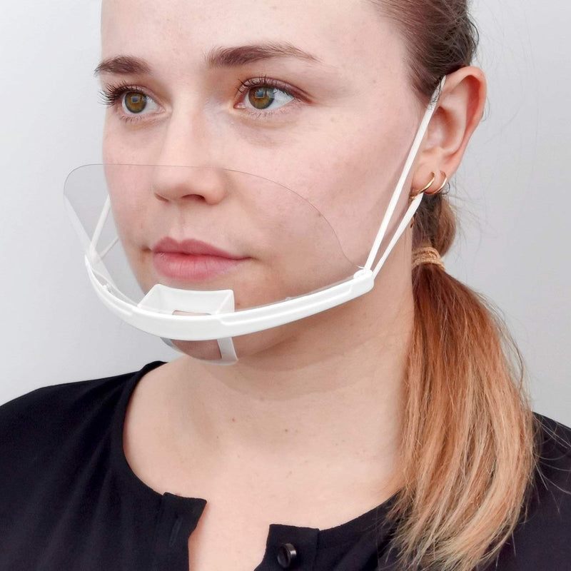 [Australia - AusPower] - D.RECT Visor, face protection, transparent, anti-fog, reusable, protective shield, transparent protective visor, face shield, visor, chin set, 10 pieces 