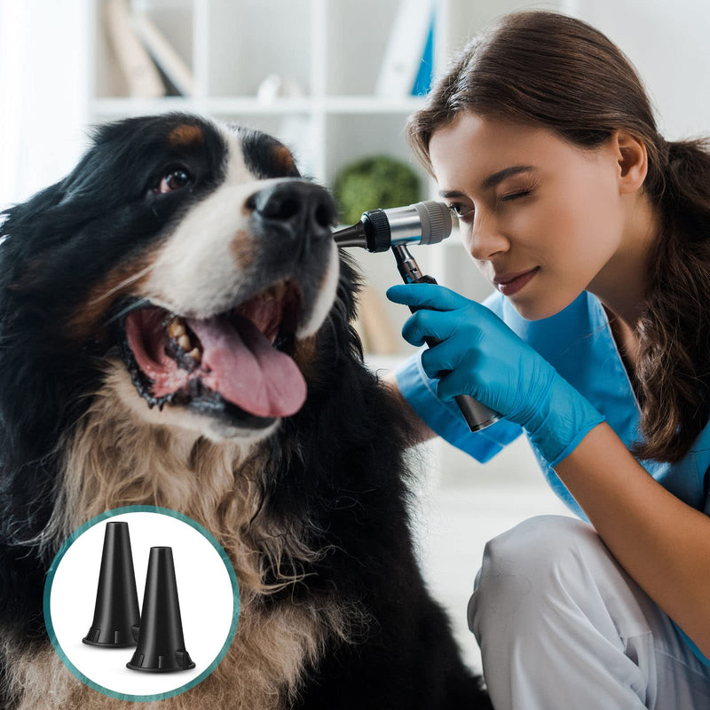 [Australia - AusPower] - Treela 500 Pieces Otoscope Tips 4.25 mm Plastic Disposable Ear Specula Cover Replacement Specula for Adults and Older 