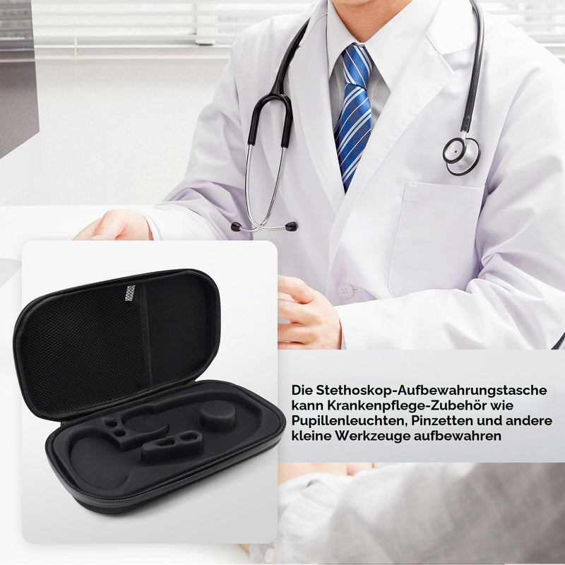 Stethoscope Case for 3M Littmann, Shockproof Portable Stethoscope Case Storage Bag Stethoscope Hard Case Compatible with 3M Littmann Stethoscope
