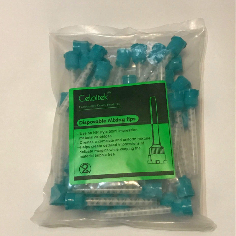 [Australia - AusPower] - Green Mixing Tips 6.5 mm Impression 50/PK 