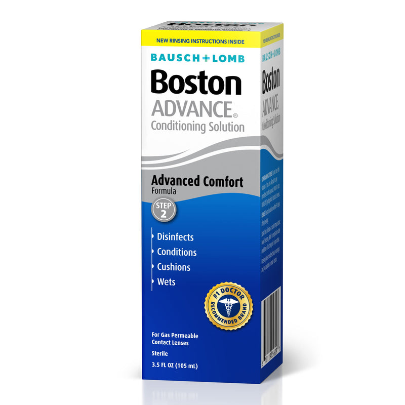 [Australia - AusPower] - Boston ADVANCE Conditioning Solution, from Bausch + Lomb, 3.5 Fl Oz (Pack of 2) 3.5 Fl Oz (Pack of 2) Advanced Comfort 