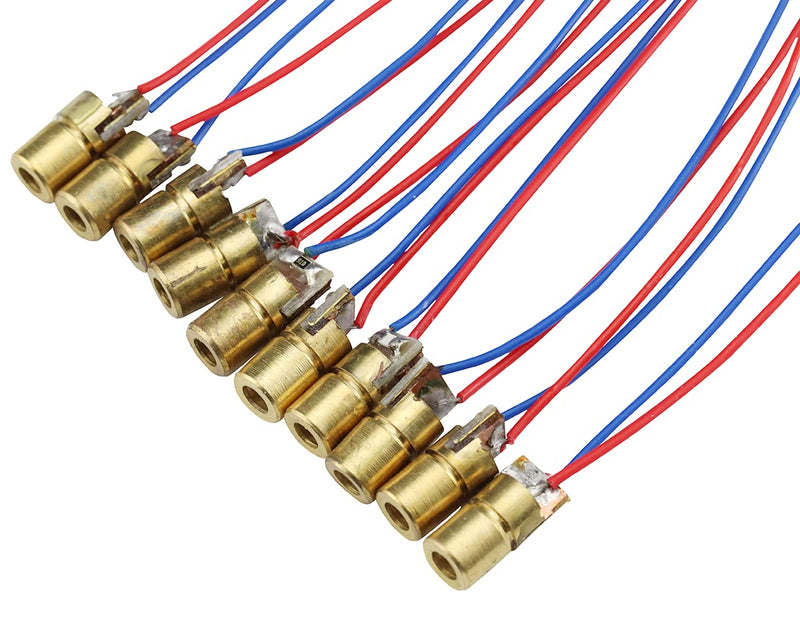 20pcs Laser Diode Red Laser Module 20pcs GL5539 Photoresistor | 5539 Photo Resistor, Laser Dot Diode Module 650nm 5V, Light Resistor 5mm for Arduino