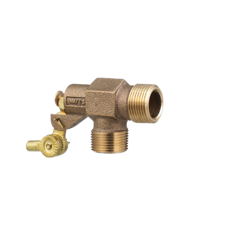 [Australia - AusPower] - Watts ST1000 Series 1" Bronze Standard Duty Float Valve, Male NPT Inlet & Outlet, Machined Flange, Serrated Arms, Replaceable Seals, Pivot Arm & Plunger Assembly, Max Working Temperature 180° F 