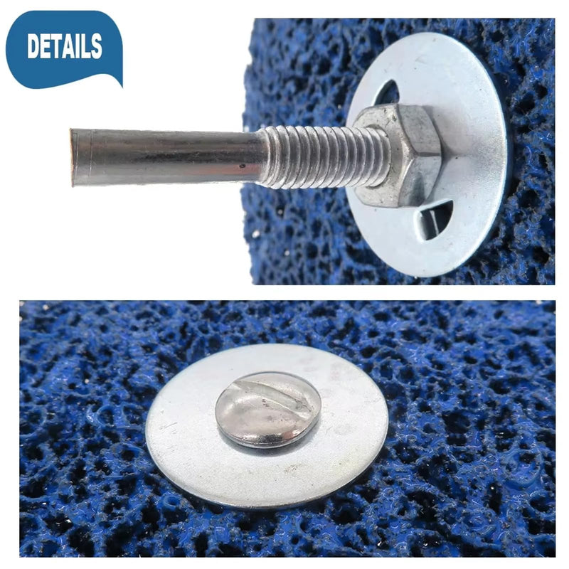 CSD Disc, Cordless Screwdriver, Sanding Discs, Cleaning Disc, 75 mm, Pack of 5 | CBS grinding wheel, coarse cleaning disc for angle grinders of paint, rust welds, oxidation cleaning and removal