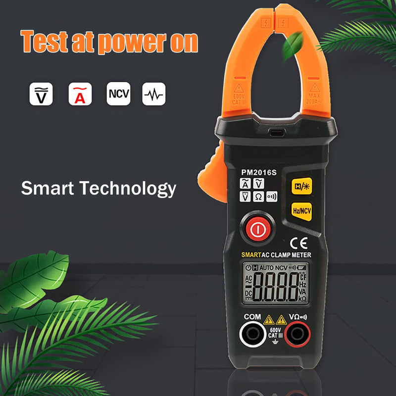 [Australia - AusPower] - PM2016A/S Digital Clamp Multimeter, 6000 AC Voltage Ampere Ohm Hertz Meter, Digital Multimeter (PM2016A) 