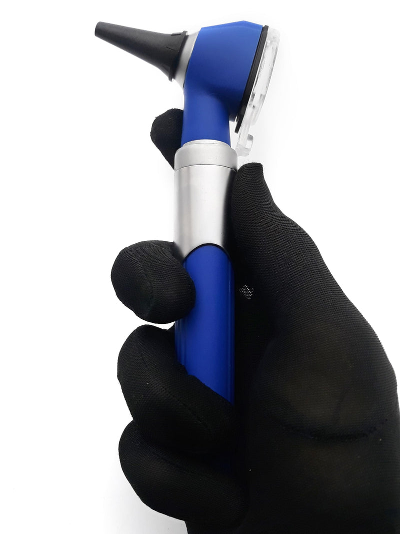 [Australia - AusPower] - Radiance Otoscope - Ear Scope with LED Light and Speculum for Ear Examination and Diagnosis - Ideal for Professional use - Lifetime Warranty - Blue 