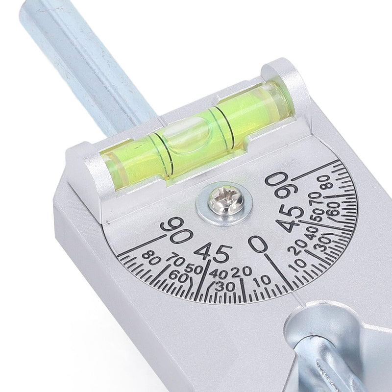 Pipe Center Finder, Stainless Steel Pipe Marker for Welders and Pipefitters, 4in Y Head Dial Bubble Protractor Measuring Tool