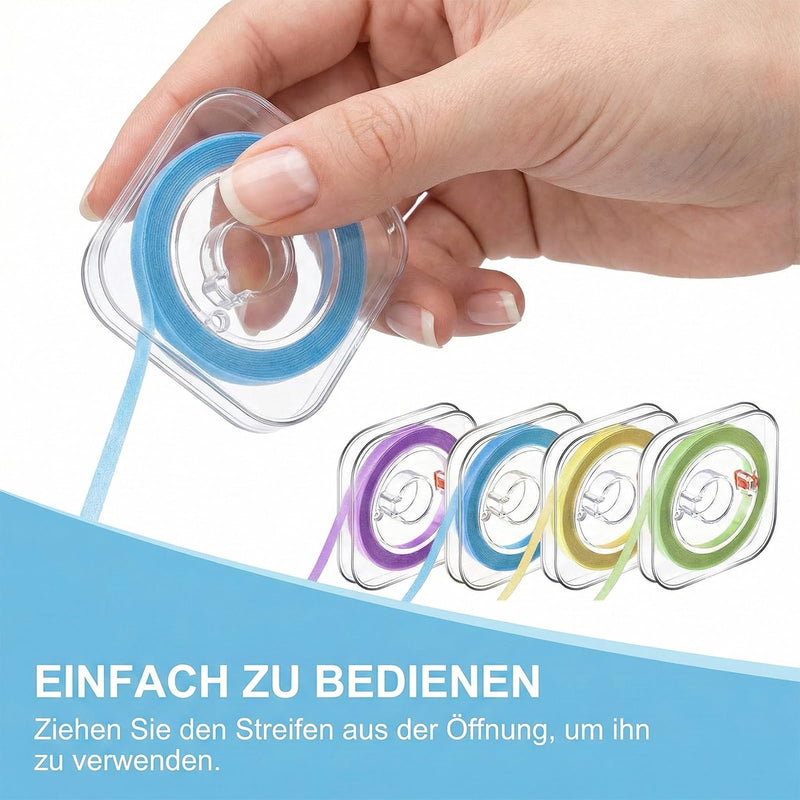 4 Bands Tooth Sandpaper Interdental Spaces, 20/30/50μm Tooth Polishing Strips, Safe and Durable for Cleaning Between Teeth