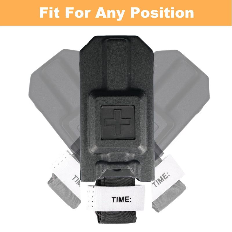 [Australia - AusPower] - Tourniquet Holder, Molle Tourniquet Holder with Upgraded Tactical Clip, Tourniquet Case for Gen 7 Tourniquet or Older, Tourniquet Holder for Duty Belt,Molle Equipment, Police Gear 