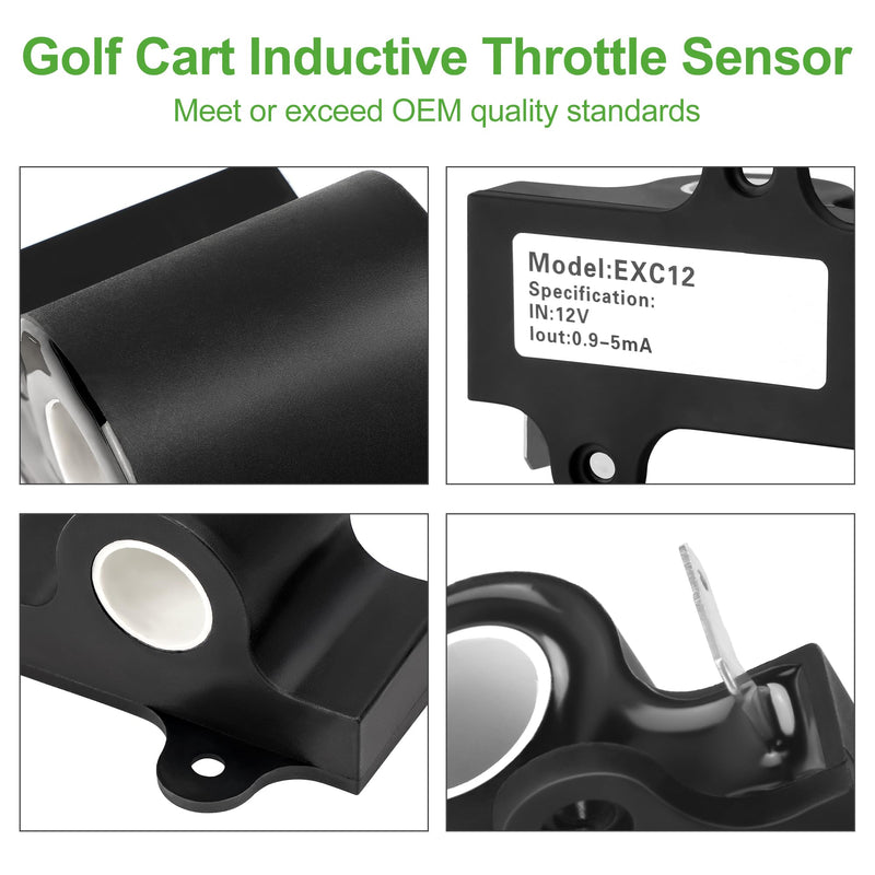 10L0L Golf Cart Inductive Throttle Sensor for EZGO TXT Medalist Electric 1994 & Up Golf Carts Replaces 25854G01 25854-G01