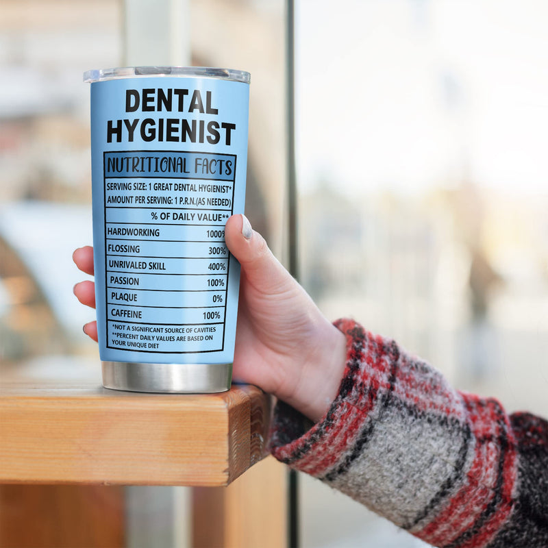 [Australia - AusPower] - Dental Hygienist Gift Tumbler - Dental Hygienist Gifts for Women - Graduation Gifts for Dental Hygienist - Dental Hygienist Appreciation Gifts - Dental Hygienist Birthday Gift for Women (20oz) 