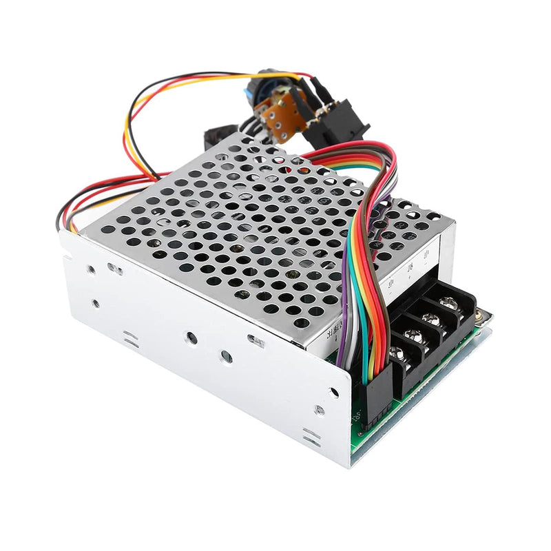 DC Motor Regulator PWM 10-55V 12V 24V 36V 48V 60A Stepless DC Motor Controller with Switching Function and LED Indicator (Pack of 1)