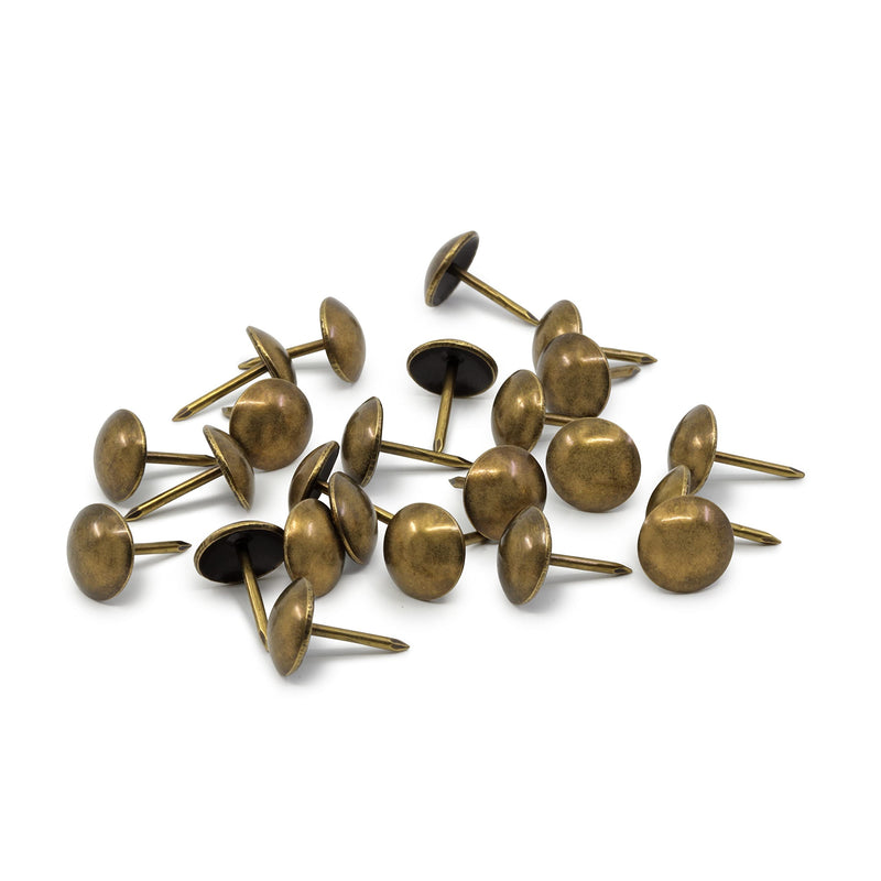 [Australia - AusPower] - Dritz Home 44253 Smooth Decorative Nails, 7/16-Inch, Antique Brass (300-Piece) 300-Piece 