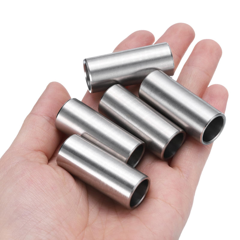 [Australia - AusPower] - uxcell 5pcs Stainless Steel Spacer 1/2" Bore x 5/8" OD x 1-1/2" Length Screw Standoff Bushing Plain Finish Round Metal Spacer for 1/2 Screws Bolts and Rods 1/2" x 5/8" x 1-1/2" 