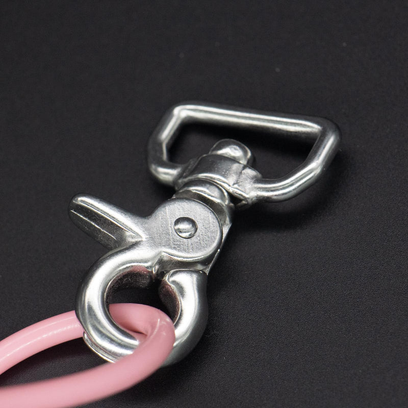 [Australia - AusPower] - 1-Pack Heavy-Duty Swivel Snap Hooks, 316 Stainless Steel Trigger Clasps for Lanyards, Keys, Pet Leashes, Rust-Resistant 360° Rotating Clips with Easy Spring Release for Secure Hold 1 