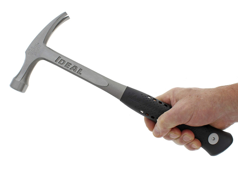 IDEAL Electrical 35-210 Drop-Forged Hammer - Electrician's Hammer 28.5 oz. 14-1/2 in. Claw Hammer