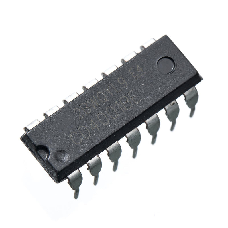 [Australia - AusPower] - Bridgold 10pcs CD4001BE CD4001 4001 Quad 2-Input NOR Buffered B Series Gate or Non-gate Logic chip?DIP-14. 