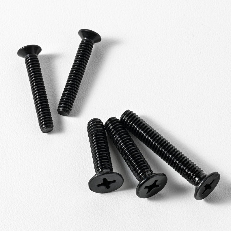 [Australia - AusPower] - 1/4-20 x 1-1/4'' (20 Pack) Flat Head Machine Screw, Phillips Drive, Black Oxide 304 Stainless Steel 18-8, Bright Finish, Fully Machine Thread 1/4 x 1-1/4'' 