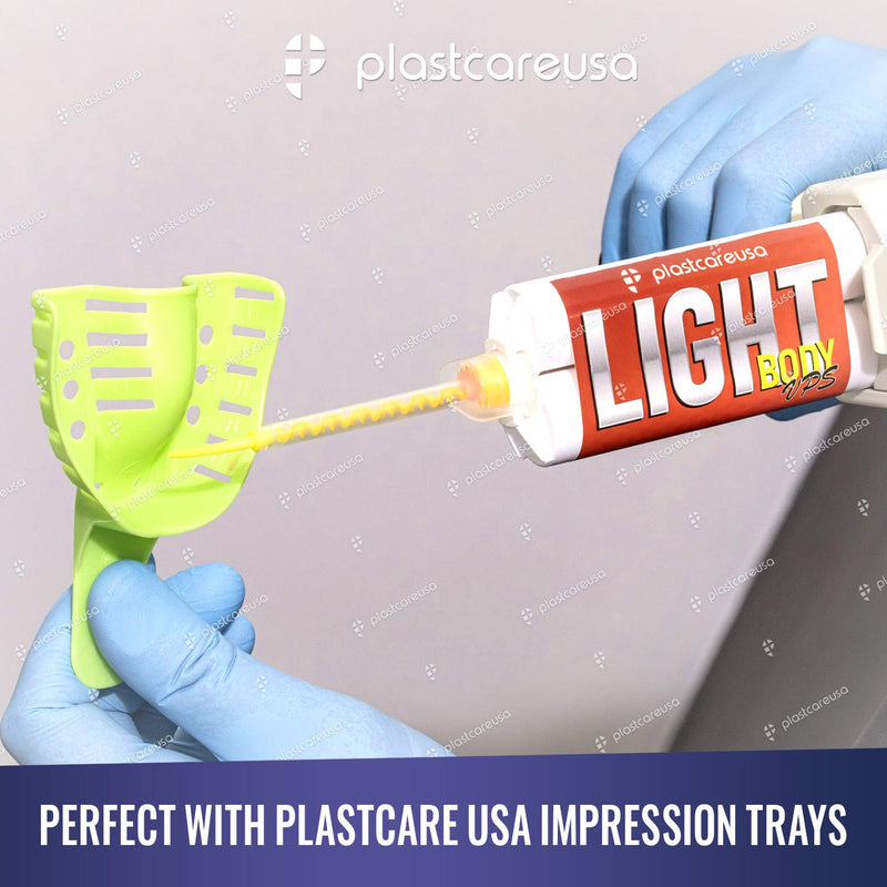 [Australia - AusPower] - Dental Impression Trays Medium Upper - Autoclavable Perforated Impression Tray Set - Size Number 3 (Bag of 12) by PlastCare USA #3 