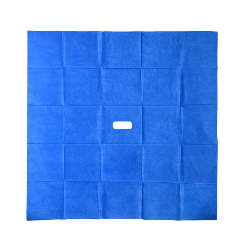 [Australia - AusPower] - Sterile Disposable Vet Adhesive Fenestrated Surgical Drape Spay/Neuter Surgery Use 24"x24" (5) 5 
