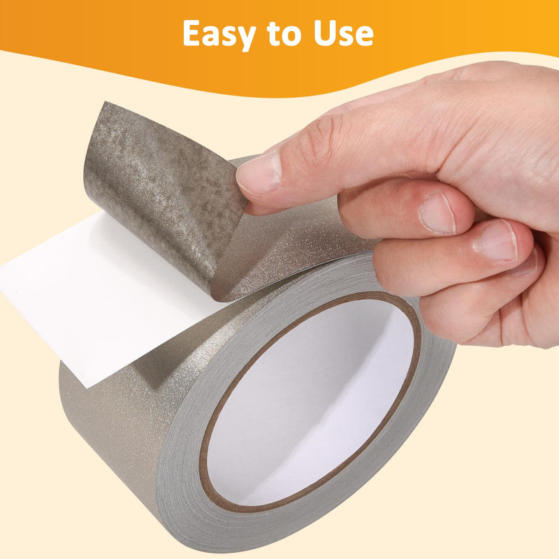 Faraday Fabric Tape 2inch x 66Feet Double Conductive Tape for Electrical Connection, EMI Shielding, RFID Signal Blocking, ESD Grounding, Display Repair, Cable Interference Blocking