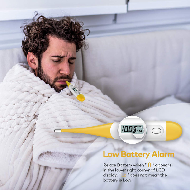 [Australia - AusPower] - Bundle of Thermometer for Adults, Thermometer for Fever with 10 Seconds 
