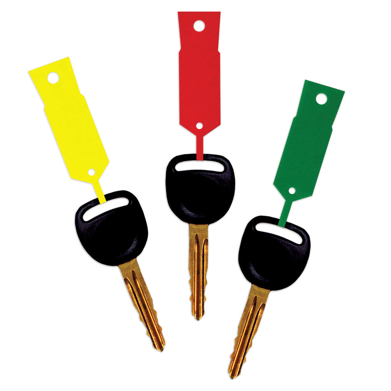 Econo Key Tags – 3/4” x 4.5” – Self-Locking Vinyl – Writable Surface – 1,000 and 2,000 Pack Options – Durable, Easy to Use EZ408 (Red Econo Key Tags EZ408, 2000) Red Econo Key Tags Ez408 1000